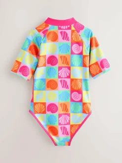 Little Bird by Jools Oliver Shell Print Zip Through Swimsuit^ Swimwear|Swimwear