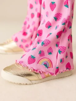 Discount Little Bird by Jools Oliver Fruity Ribbed Jersey Kickflare Leggings 3 Pack