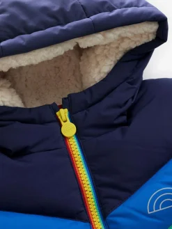 Online Little Bird by Jools Oliver Multi Bright Chevron Shower Resistant Padded Coat