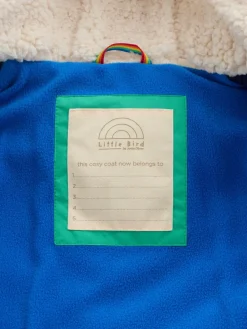 Online Little Bird by Jools Oliver Multi Bright Chevron Shower Resistant Padded Coat