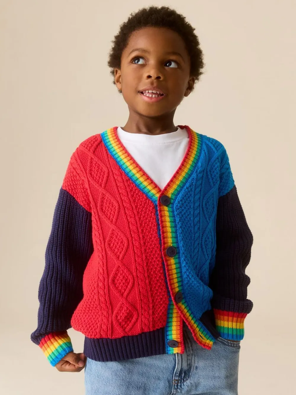 Little Bird by Jools Oliver Knitted V-Neck Cardigan^ Knitwear|Knitwear