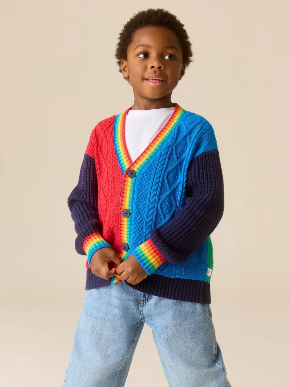 Little Bird by Jools Oliver Knitted V-Neck Cardigan^ Knitwear|Knitwear