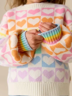 Little Bird by Jools Oliver Knitted Colourblock Jumper^ Knitwear|Knitwear