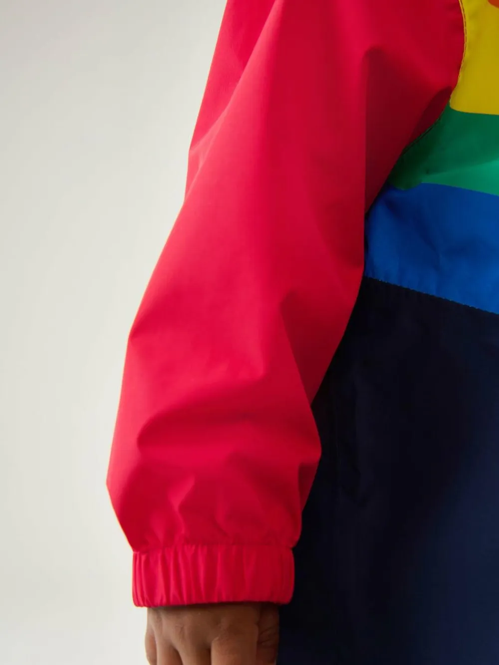 Clearance Little Bird by Jools Oliver Multi Rainbow Waterproof Puddlesuit