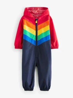 Clearance Little Bird by Jools Oliver Multi Rainbow Waterproof Puddlesuit