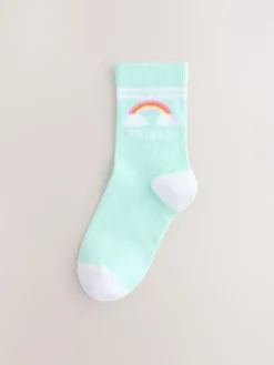 Online Little Bird by Jools Oliver Multi Pastel Rainbow Days Of The Week Socks 7 Pack