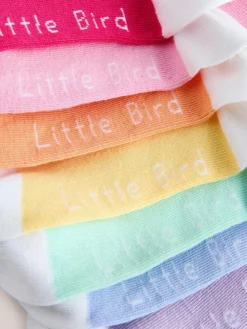 Online Little Bird by Jools Oliver Multi Pastel Rainbow Days Of The Week Socks 7 Pack