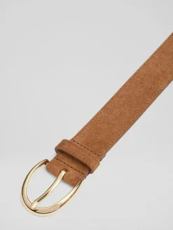 LK Bennett Brown Julian Leather Classic Jeans Belt^Women Belts