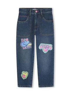 Billieblush Logo Denim Jeans With Appliqué Detail^ Jeans