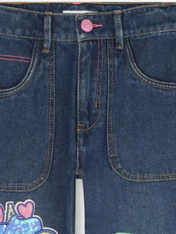 Billieblush Logo Denim Jeans With Appliqué Detail^ Jeans