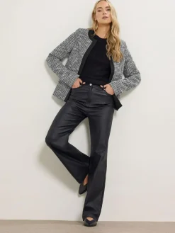 Long Tall Sally Black Boucle Jacket^Women Blazers