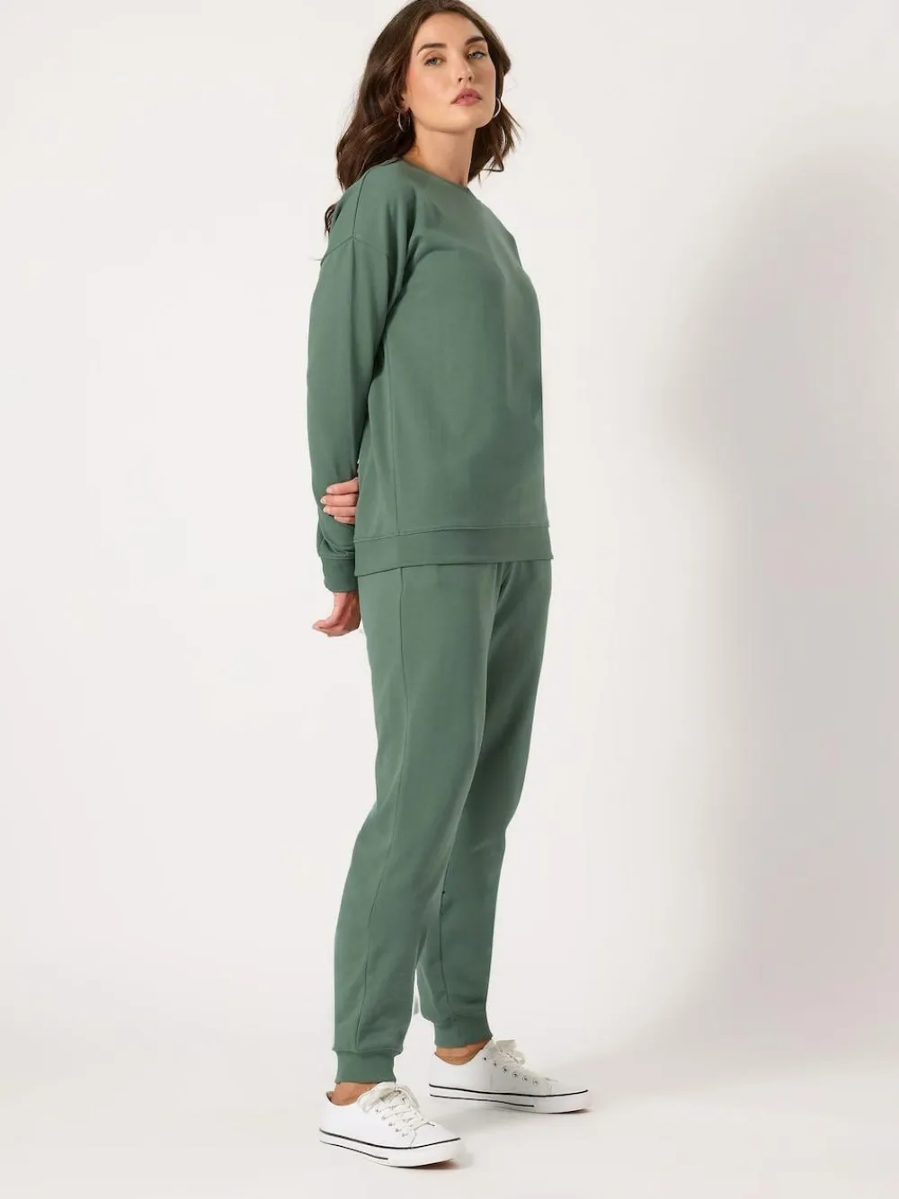 Outlet Long Tall Sally Cuffed Joggers Green