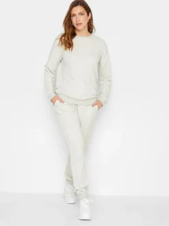 Long Tall Sally Grey Basic Cuffed Joggers^Women Leggings & Sweatpants