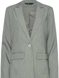 Long Tall Sally Grey Pinstripe Blazer^Women Suits & Tailoring|Blazers