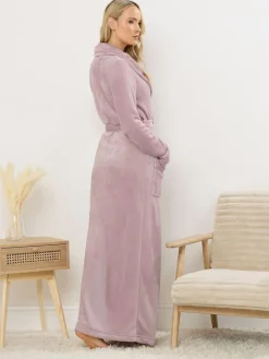 New Long Tall Sally Pink Ribbon Shawl Maxi Robe