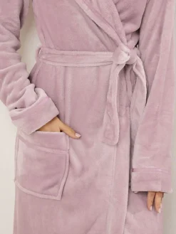 New Long Tall Sally Pink Ribbon Shawl Maxi Robe