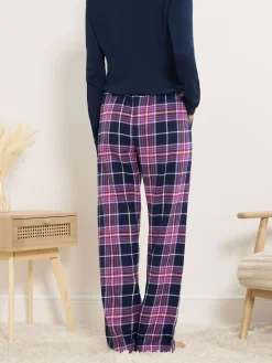 Best Long Tall Sally Check Pyjamas Purple