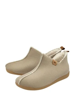 Lotus Natural Textile Bootie Slippers^Women Slippers