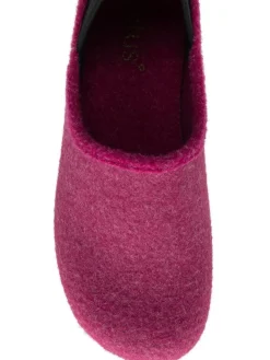 Outlet Lotus Pink Textile Flat Slippers