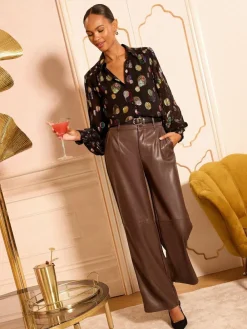 Love & Roses Printed Long Sleeve Shirt^Women Blouses & Shirts