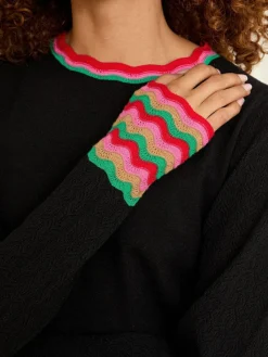 Love & Roses Wavy Rainbow Stripe Knit Jumper^Women Nightwear|Knitwear