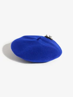 Discount Love & Roses Beret Hat Blue Embellished