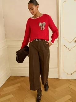 Love & Roses Scallop Knitted Jumper^Women Knitwear|Knitwear