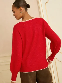 Love & Roses Scallop Knitted Jumper^Women Knitwear|Knitwear