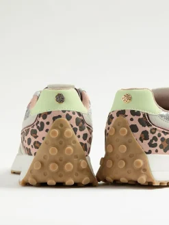 Love & Roses Mix Material Retro Comfort Jogger Trainers^Women Sneakers