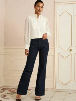 Love & Roses Centre Long Sleeve Shirt^Women Blouses & Shirts