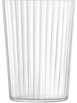 LSA International Clear Gio Line Tumbler 560ml Set of 4^ Glassware