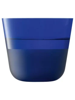 LSA International Cobalt Blue Arc Contrast Tumblers Set of 2 260ml^ Glassware