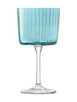 Best LSA International Gems Assorted Set of 250ml Wine Glasses Sapphire