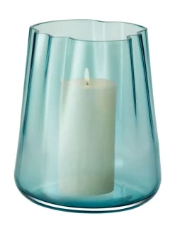 LSA International Lagoon Lantern Vase H24cm^ Vases