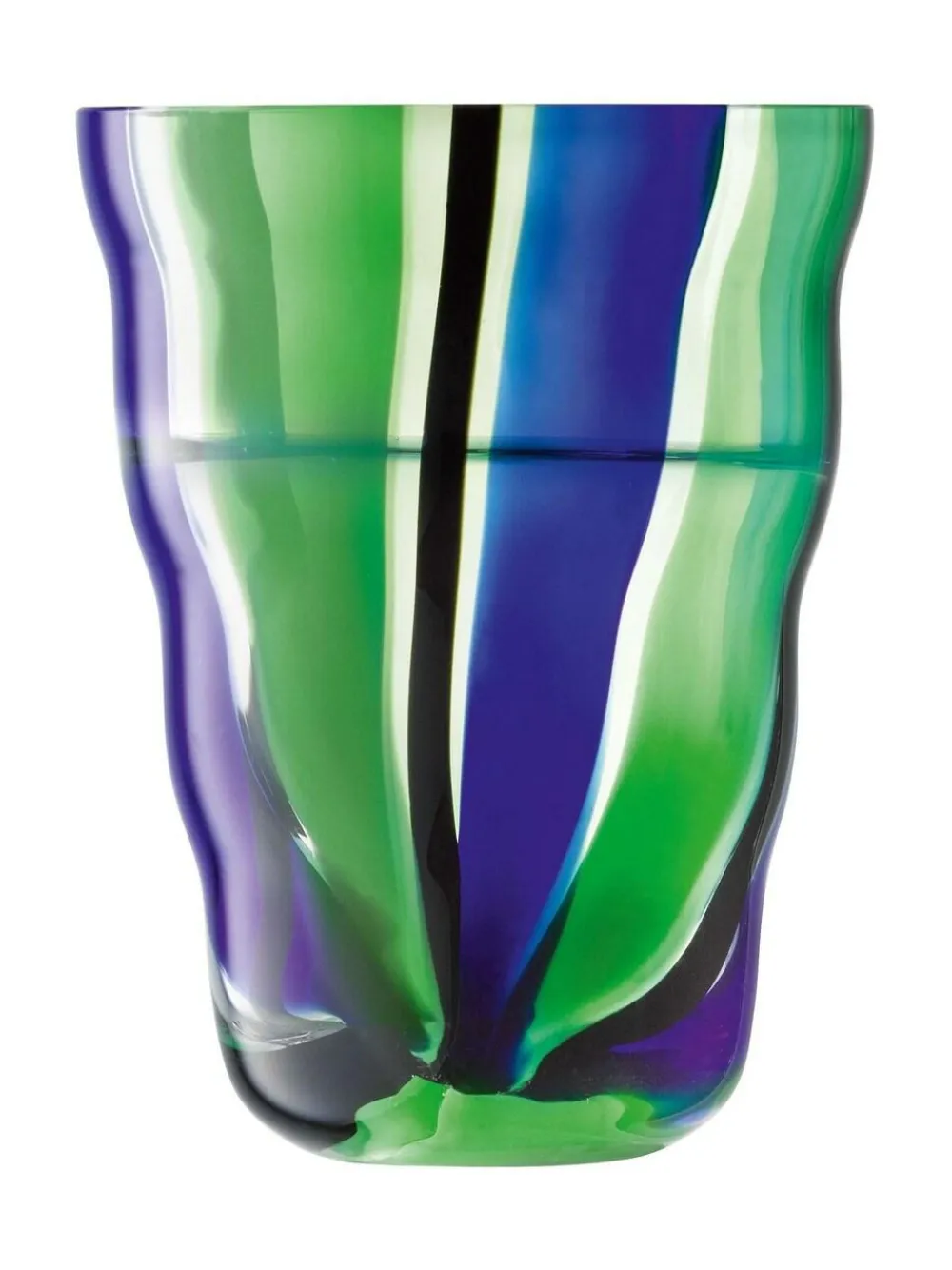 LSA International Set of 2 Folk Tumblers 280ml Blue