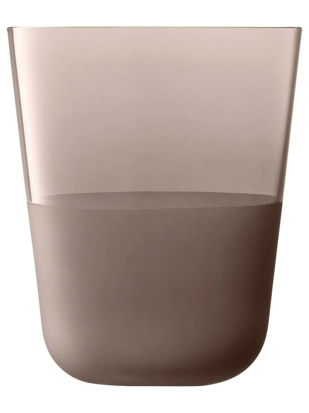LSA International Set of 2 Arc Contrast Tumblers 380ml^ Glassware