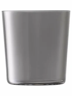 LSA International Set of 2 Grey Lunar Tumblers 390ml^ Glassware