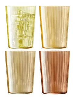 LSA International Set of 4 Gems Tumblers 560ml Assorted^ Glassware