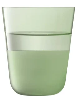 Hot LSA International Set of 2 Arc Contrast Tumblers 380ml Mossset