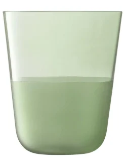 Hot LSA International Set of 2 Arc Contrast Tumblers 380ml Mossset