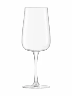 LSA International Set of 2 Clear Arc Flute Glasses 280ml^ Glassware