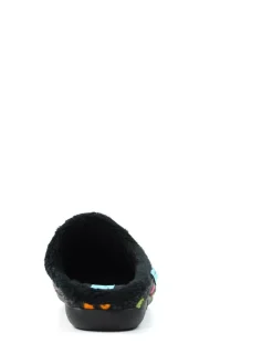 Lunar Black Peanut Polka Dot Mule Slippers^Women Slippers