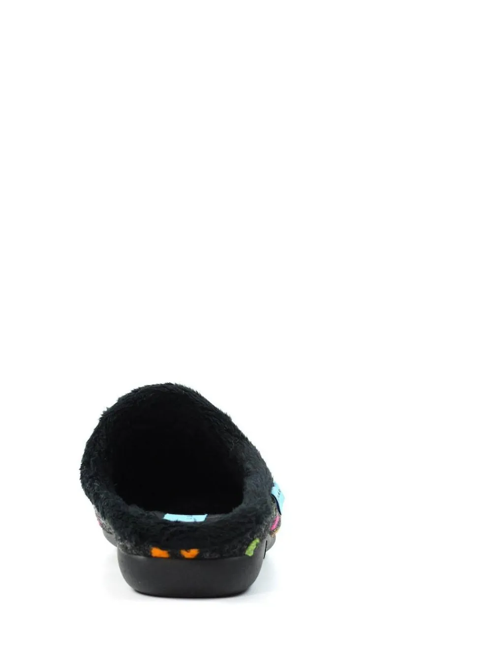 Lunar Black Peanut Polka Dot Mule Slippers^Women Slippers