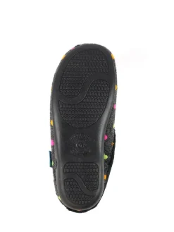 Lunar Black Peanut Polka Dot Mule Slippers^Women Slippers