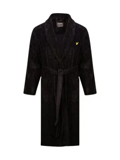 Discount Lyle & Scott Black Dressing Gown