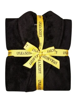 Discount Lyle & Scott Black Dressing Gown