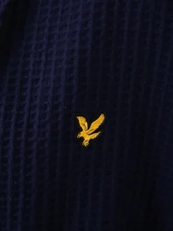 Lyle & Scott 100% Cotton Premium Waffle Bathrobe^ Bathrobe