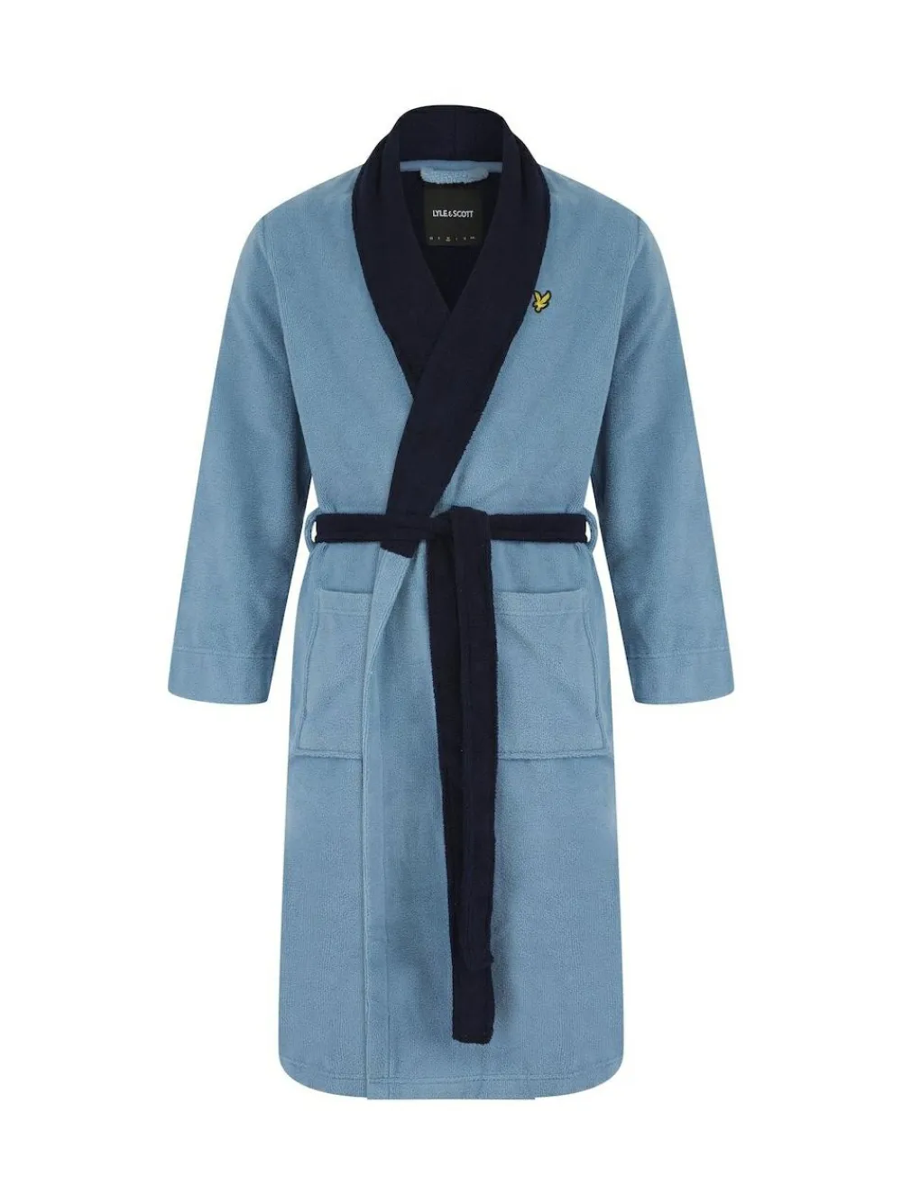 Clearance Lyle & Scott Adrian Bathrobe Blue