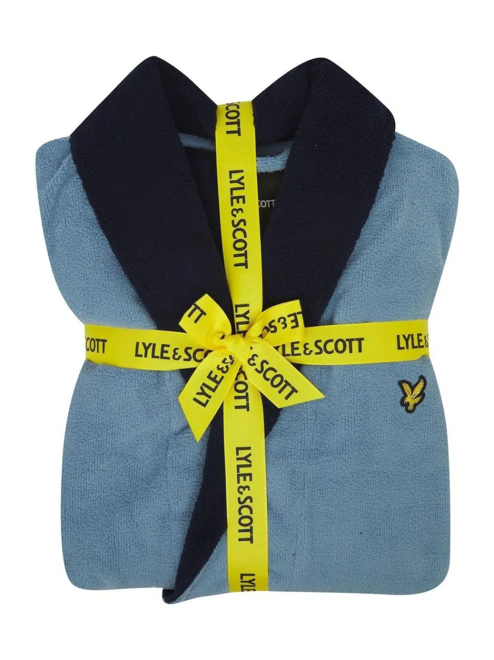 Clearance Lyle & Scott Adrian Bathrobe Blue