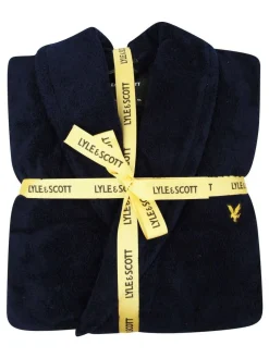 New Lyle & Scott Blue Dressing Gown